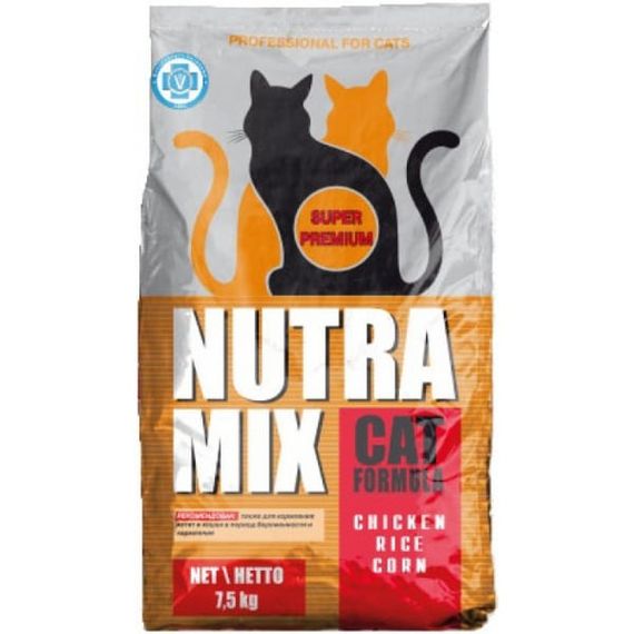 Nutra Mix Professional (оранжевая) Корм для кошек. Для беременных (куриное мясо, рис и кукуруза) 375 г. | Зображення 1
