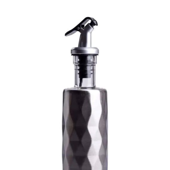 Пляшка для олії з дозатором 300 мл скляна пляшка для оливкової та соняшникової олії HP-1361 | Зображення 3