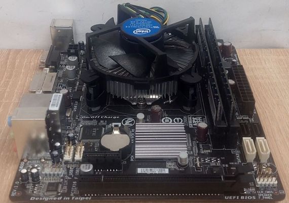 Комплект: Материнская плата Gigabyte GA-H81M-S2V / Intel Core i5-4440 (4 ядра по 3.1 - 3.3 GHz) / 8 GB DDR3 / Intel HD Graphics 2500 / Socket LGA1155 / Кулер б/у | Зображення 8