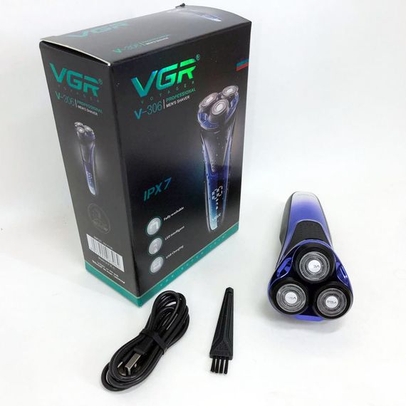 Електробритва VGR V-306 акумуляторна бритва для стрижки волосся, машинка для JU-825 стрижки бороді | Зображення 9