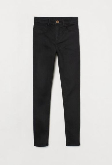 Підліткові джинси для дівчинки H&M 140 см Чорні (250122081)