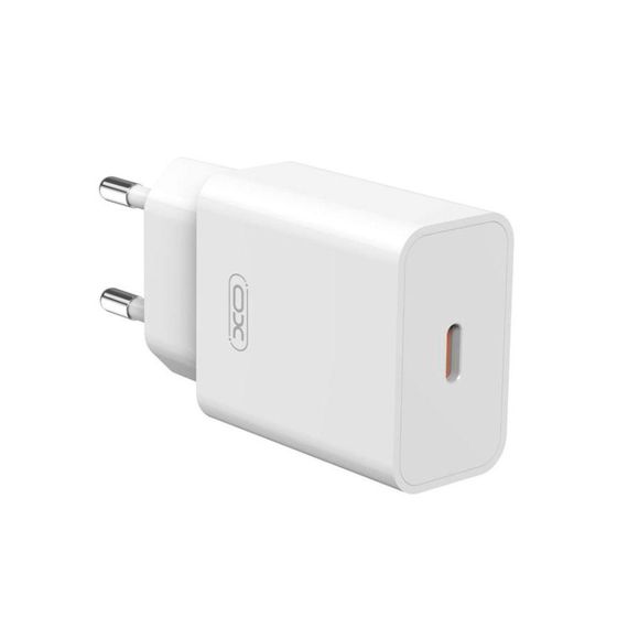 Мережевий Зарядний Пристрій XO L126 1USB-C PD/QC 20W Колір Білий | Зображення 1