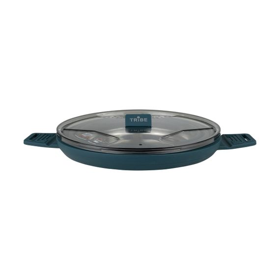 Каструля складана Tribe Collapsible Pot 2,5л силіконова, Похідна каструля трайб компактна, Каструля туристична для плити | Зображення 3
