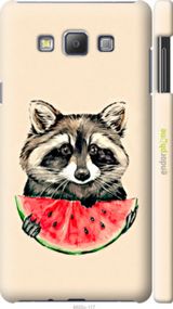 Чохол на Samsung Galaxy A7 A700H Єнотик з кавуном "4605m-117-2448"