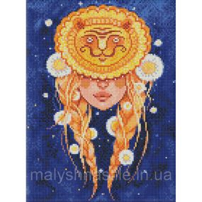 Алмазная мозаика "Лев" ©lesya_nedzelska_art AMO7566 Идейка 30х40 см