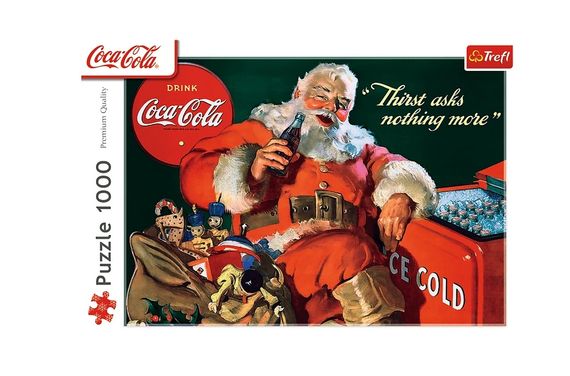 Пазл "Coca-Cola. Подарунки від Санта Клауса" 1000 елементів 10921 Trefl, в коробці (5900511109214) | Зображення 2
