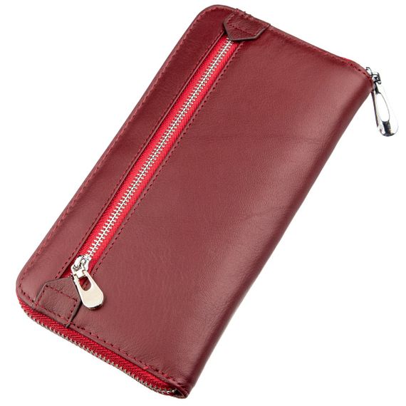 Универсальный женский клатч на молнии ST Leather 18865 Красный | Зображення 1