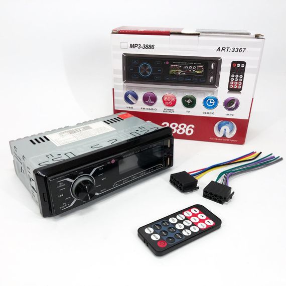 Магнітола з підтримкою штатного підсилювача MP3-3885 ISO 1DIN, Магнітола підтримка usb NK-66 | Зображення 7