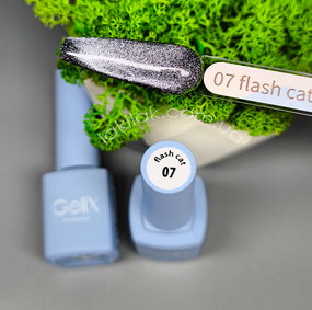 Світловідбивний гель-лак Gelix Flash Cat №7 (з ефектом котячого ока) 8мл
