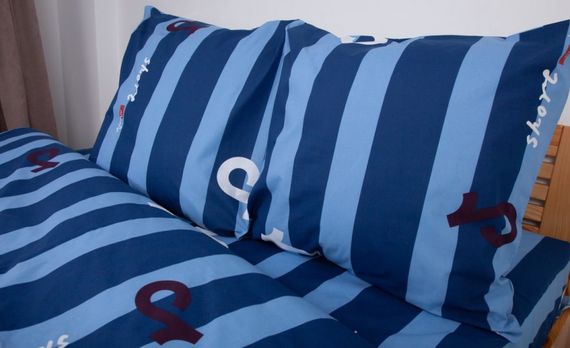 Постільна білизна двоспальне ТЕП Soft dreams Line Blue 2-03858-26457 180х215 см блакитне | Зображення 1