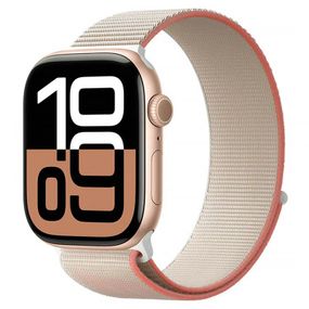 Ремінець BlueO Woven Nylon Sport для Apple Watch 42(ser.1-3)/44/45/46/49mm Pink Sand
