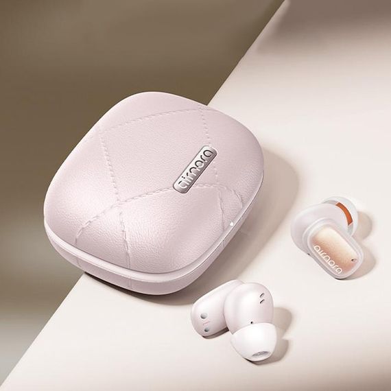 Бездротові TWS навушники Baseus AirNora 3 ANC+ENC+Game Mode (App) (A00076701) Baby Pink | Зображення 2