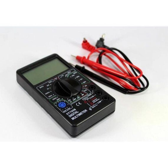 Цифровий мультиметр Digital DT700B з великим дисплеєм, тестер для вимірювання напруги, якісний | Зображення 3