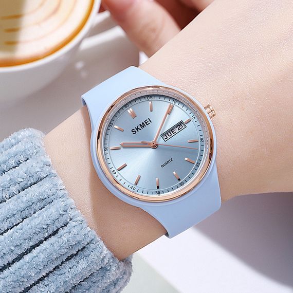 Жіночий годинник Skmei 2057LTBU Lignt Blue | Зображення 2