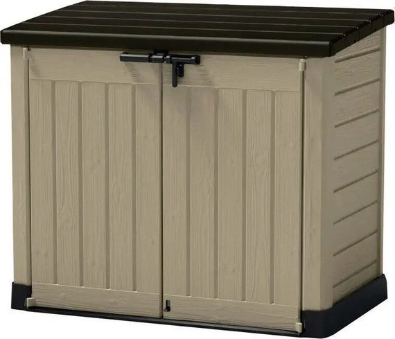 Госпблок садовий пластиковий Keter Store- It-Out Max 1200 л для зберігання речей капучино 17199416