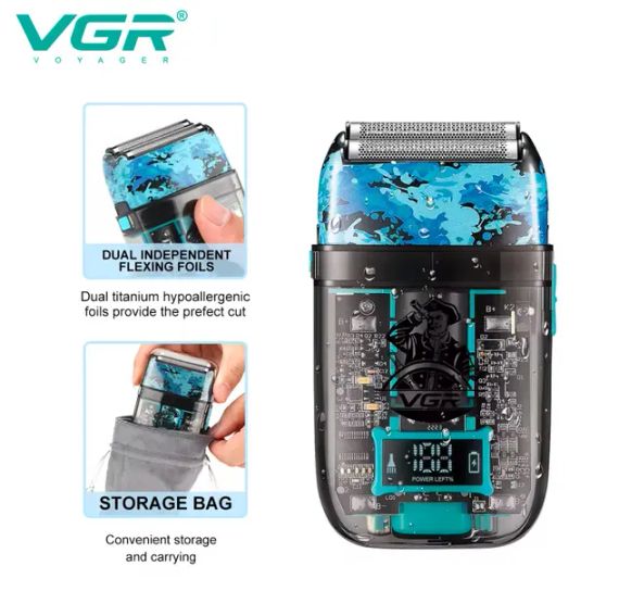Професійний набір 3в1 VGR V-645 тример, машинка для стрижки волосся та електробритва | Зображення 5
