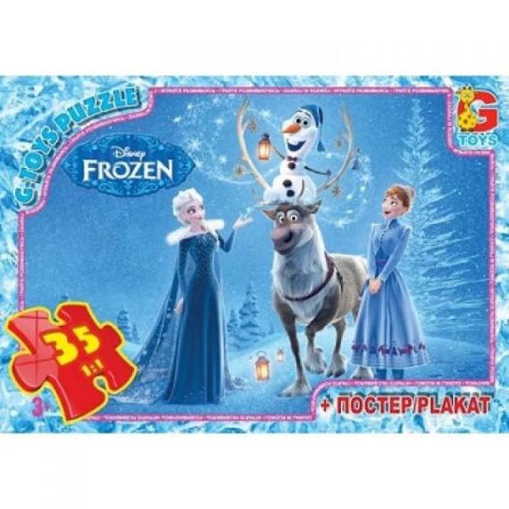 Дитячий пазл "Льодяне Сердце" FR004 постер, 35 елементів