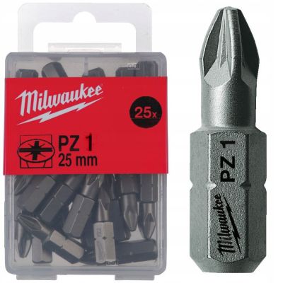 Набор бит Milwaukee PZ1, 25мм, 25шт (4932399589) | Зображення 1