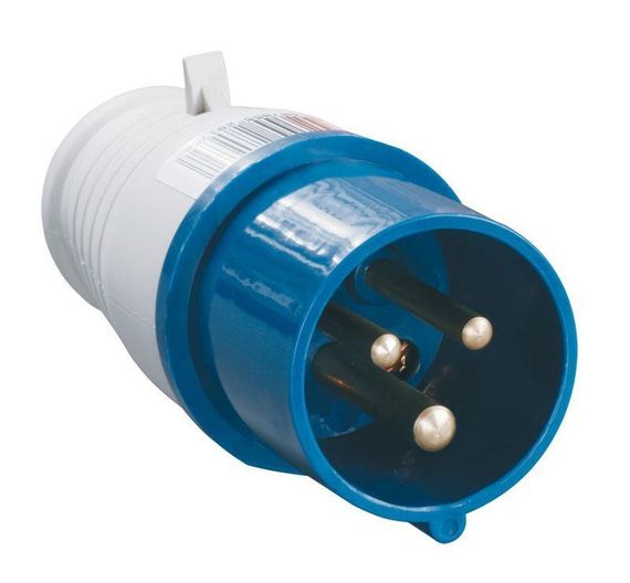 Вилка 013 переносная 2Р+PЕ 16А 220В IP44 Ny95500432