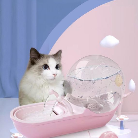 Автоматическая поилка с фонтанчиком Snail Pet USB для домашних животных
