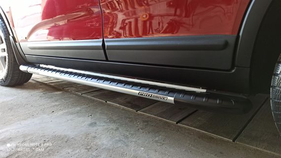 Бокові пороги Bosphorus Grey (2 шт., алюміній) 2010-2013 для Kia Sorento XM рр | Зображення 3