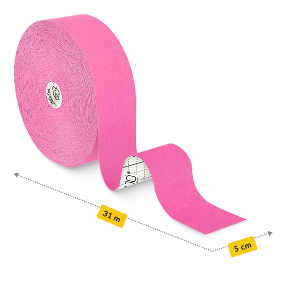 Стрічка кінезіологічна (кінезіо тейп) 4FIZJO 5 см x 31 м Sky Pink (P-5905973405553) | Зображення 5