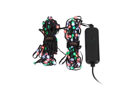 Гірлянда Smart LED Twinkly Dots Lights RGB 200 Gen II, IP44, 10м, кабель прозорий (TWD200STP-BEU) | Зображення 3