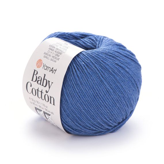 Пряжа YarnArt Baby Cotton No 447 (Ярнарт Бебі Коттон) 50 г / 165 м напівбавовна для дитячих речей та іграшок амігурумі
