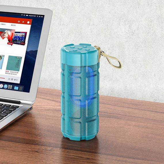 Портативна Bluetooth-колонка Hoco HC7 Pleasant sports BT speaker IPX5 Blue | Зображення 1