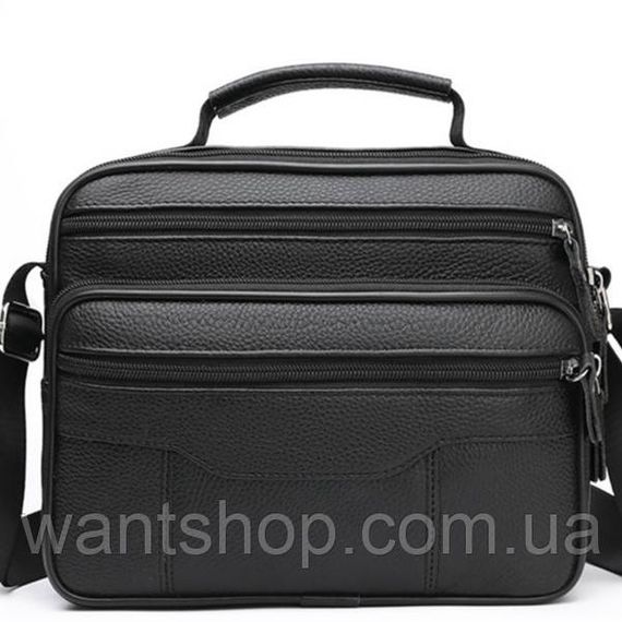 Сумка барсетка чоловіча шкіряна горизонтальна через плече BEXHILL TM-40339