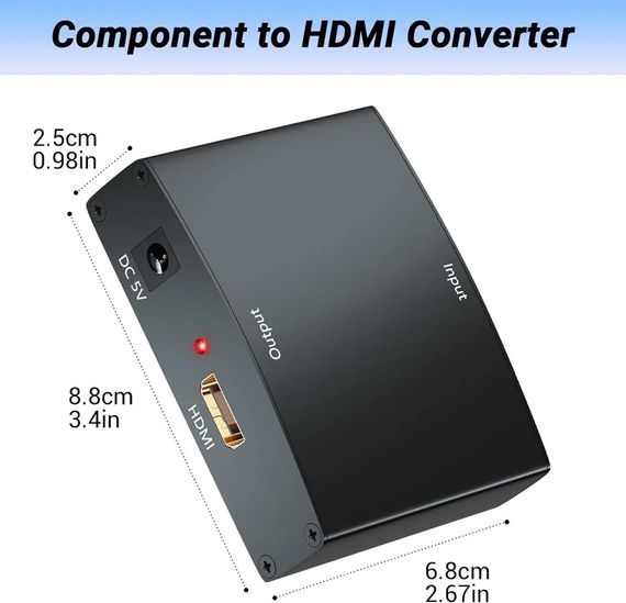 Конвертер HDMI в 3RCA Висока якість XPRO HDMI to RCA (234575568_517) | Зображення 4