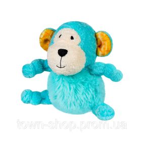 Игрушка для собак Обезьянка с мячиком внутри GiGwi Suppa Puppa, текстиль, термопластическая резина, 11 см