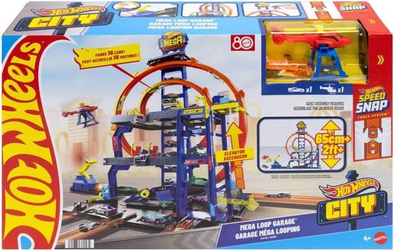 Игровой набор Гараж с мега петлей Hot Wheels City Mega Loop Garage | Зображення 1