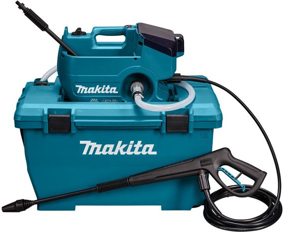 Мийка високого тиску акумуляторна Makita DHW080ZK (80 бар, 380 л/год, 800 Вт, BL, LXT, без акумуляторів та зарядного пристрою)