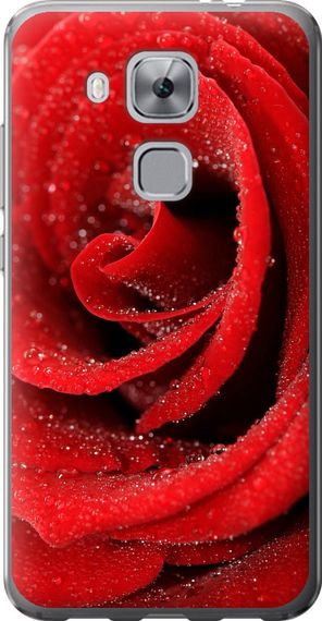 Чехол на Huawei Nova Plus Красная роза "529u-961-17620"