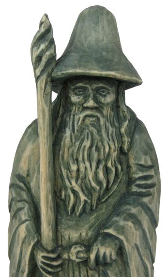 Авторська статуетка з дерева ручної роботи Гендальф із Володаря Перснів | Зображення 7