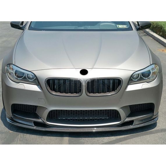 Передний лип-спойлер DPT V2 (Для M5, Черный Глянец) для BMW 5 серия F-10/11/07 2010-2016 гг | Зображення 1