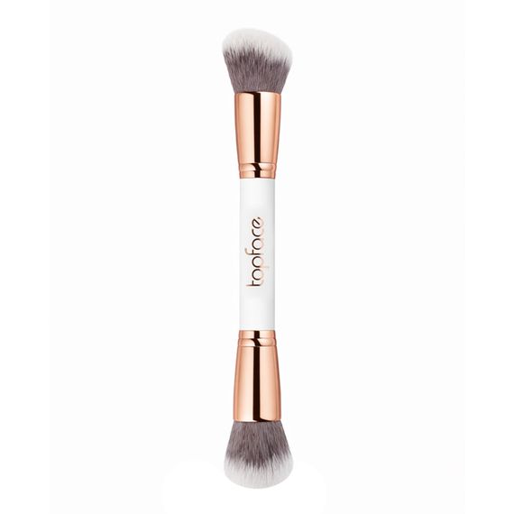 Пензлик для макіяжу Professional Make-UP Topface PT901-F29 (двосторонній пензлик для румʼян)