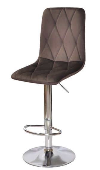 Барный стул Melvin Fred Bar CH-Base, хромированная опора Ø 385, с регулировкой высоты сиденья, мягкая обивка | Зображення 6