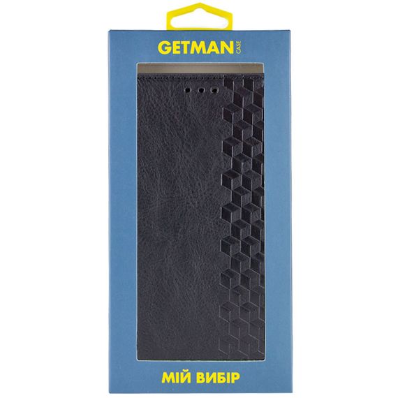 Шкіряний чохол-книжка GETMAN Cubic (PU) для Oppo A38 / A18 Чорний | Зображення 5