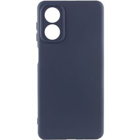 Чехол Silicone Cover Lakshmi Full Camera (A) для Oppo A17 Full camera, Синій/Midnight Blue