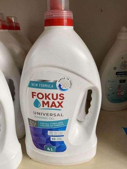 🧴 Гель для прання Fokus Max Universal, 4 л (до 80 прань)