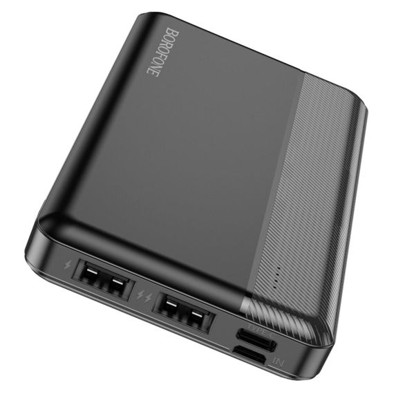Зовнішній акумулятор BOROFONE BJ24A power bank(20000mAh) Black | Зображення 1