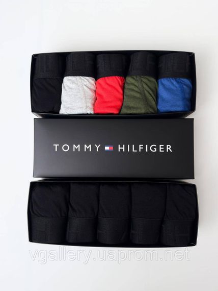 Комплект трусів ТН, подарунковий набір боксерів Томі у коробці на 5 штук, труси для справжніх чоловіків 5, у коробці