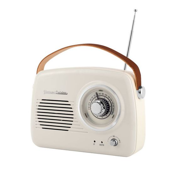 Радиоприемник Vintage Cuisine Retro с Bluetooth Кремовой | Зображення 1