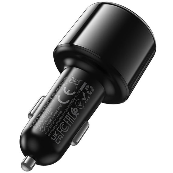 АЗП FM модулятор Hoco E166 Path PD42W+QC3.0 (1USB-A/1C) Black | Зображення 2
