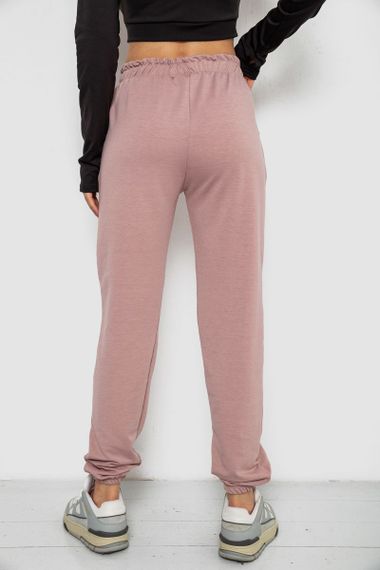 Спортивные штаны женские  -уценка, цвет пудровый, 238R324-U-4 | Зображення 3