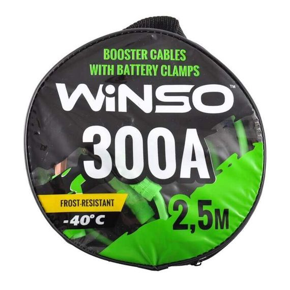 Дріт-прикурювач Winso 300А 2,5м кругла сумка 138310