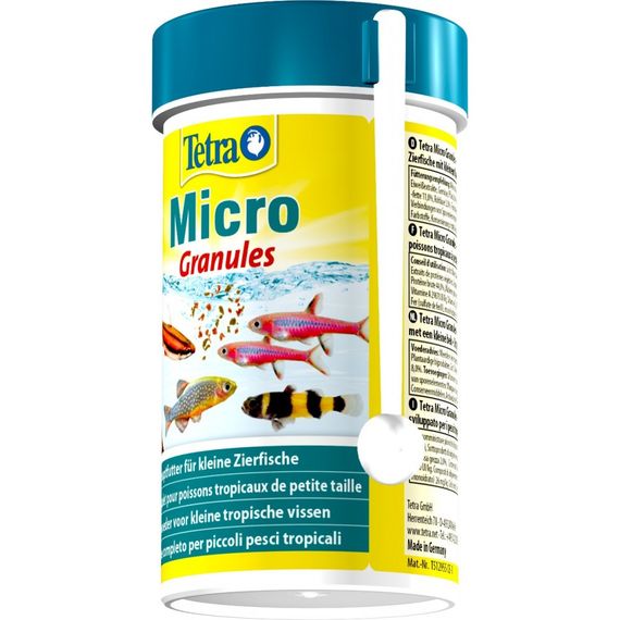 Корм Tetra Micro Granules для акваріумних дрібних рибок гранули 100мл | Зображення 1