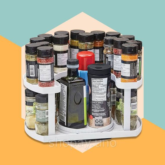 Спецовница Spice Spinner Two-Tiered Spice Organizer, Поворотная подставка для специй, Карусель для специй MA-36 | Зображення 2